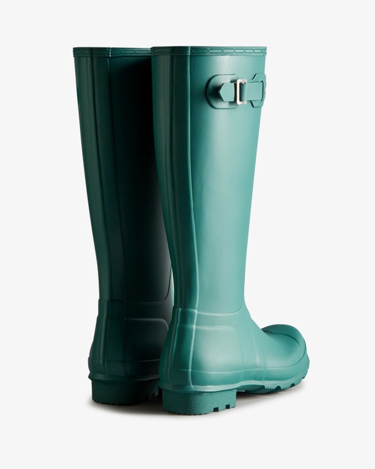 Botas De Chuva Altas Originais Para Homem Caçador Loch Awe Azul