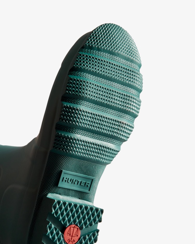 Botas De Chuva Altas Originais Para Homem Caçador Loch Awe Azul