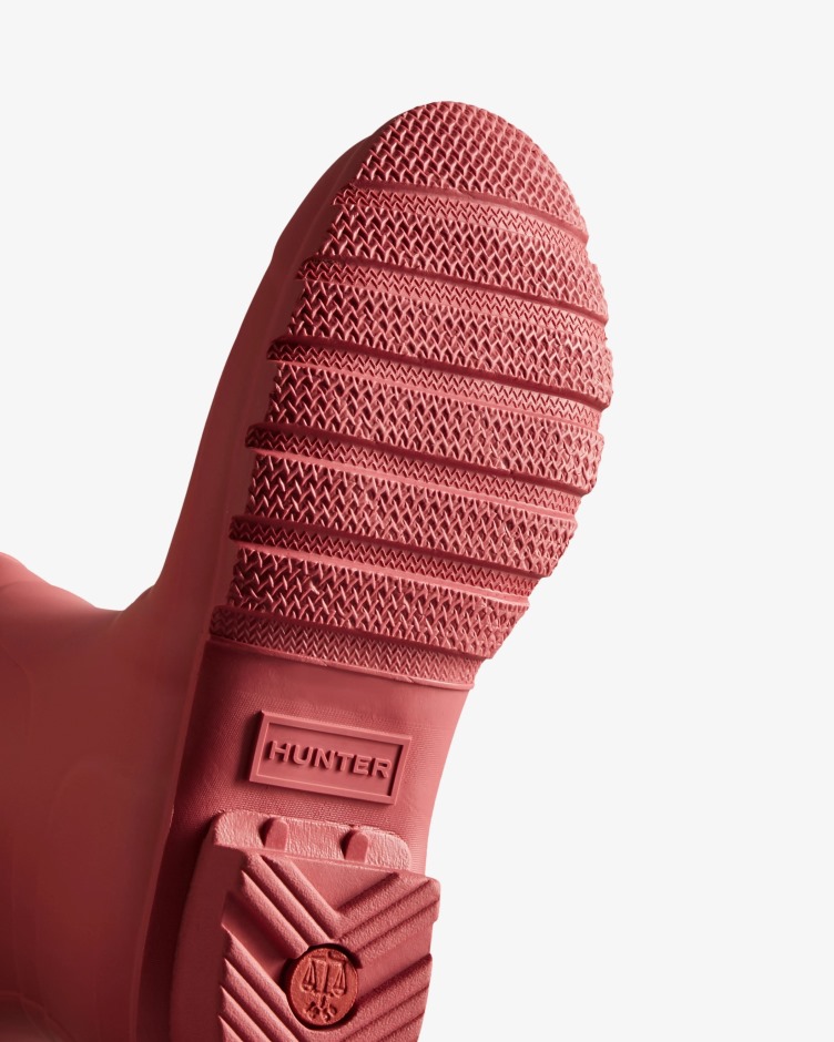 Botas De Chuva Curtas Originais Femininas Hunter Glenmore Rose