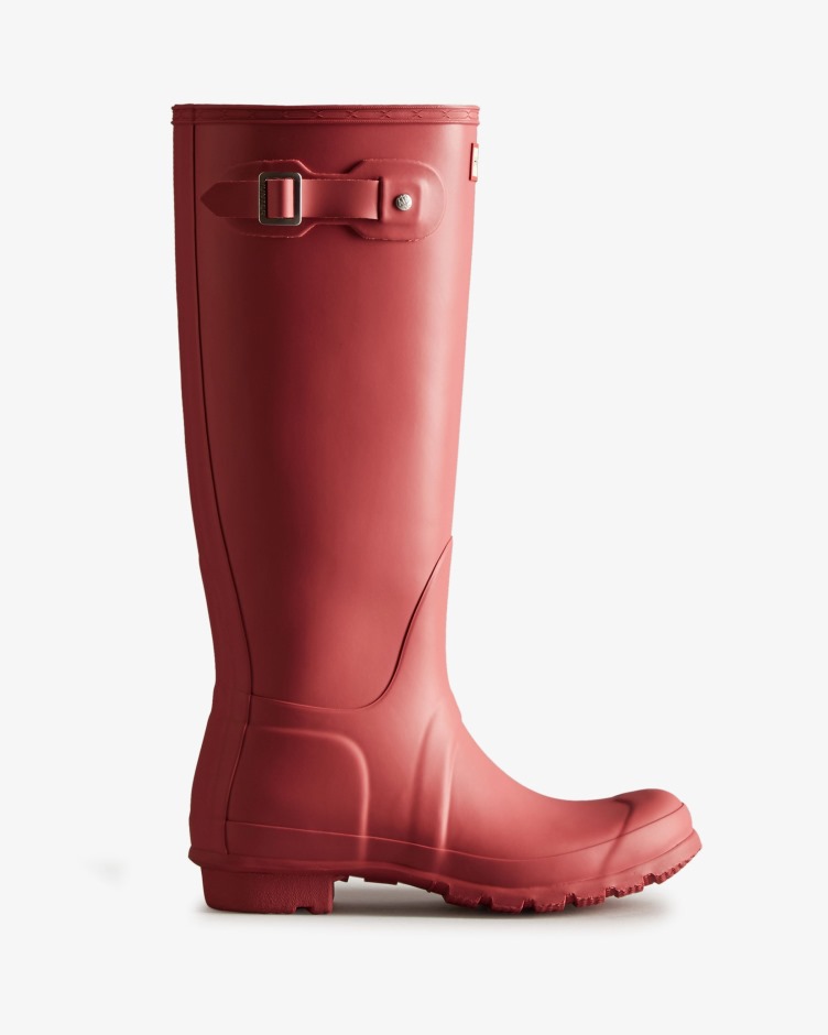 Botas De Chuva Altas Originais Femininas Hunter Glenmore Rose