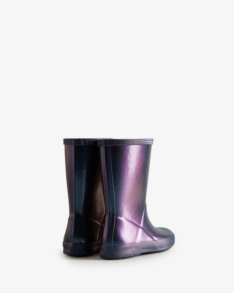 Hunter Kids First (18 Meses-8 Anos) Nebulosa Botas De Chuva Azul Stornoway