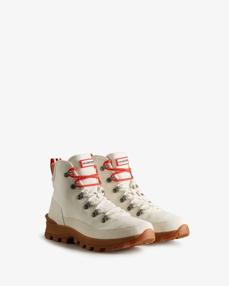 Botas De Comando Do Deserto De Lona Masculina Hunter Natural