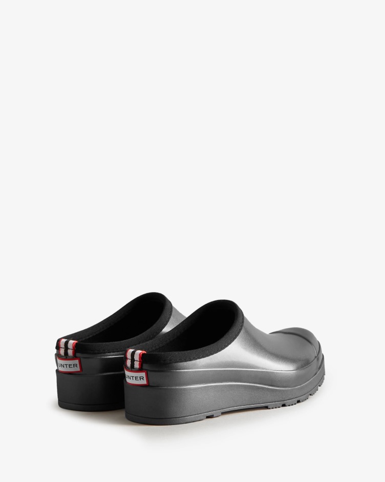 Caçador Jogo Feminino Nebulosa Tamancos Preto