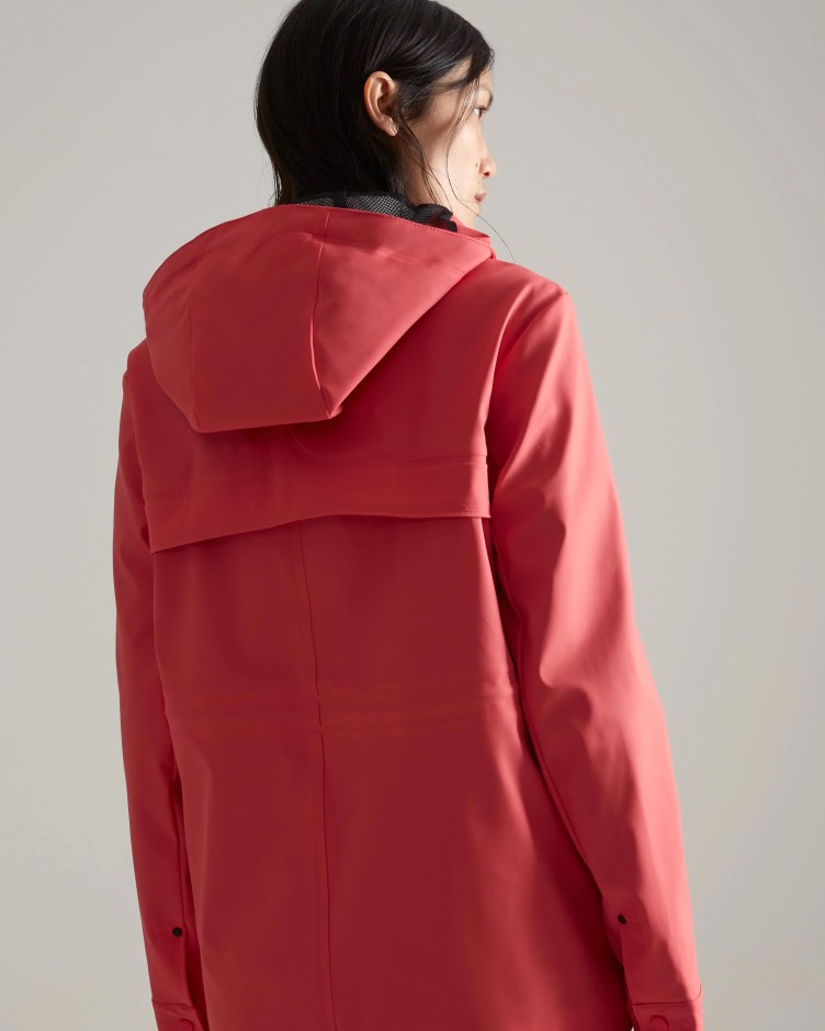 Jaqueta Impermeável Leve Feminina Caçadora Cor-de-rosa