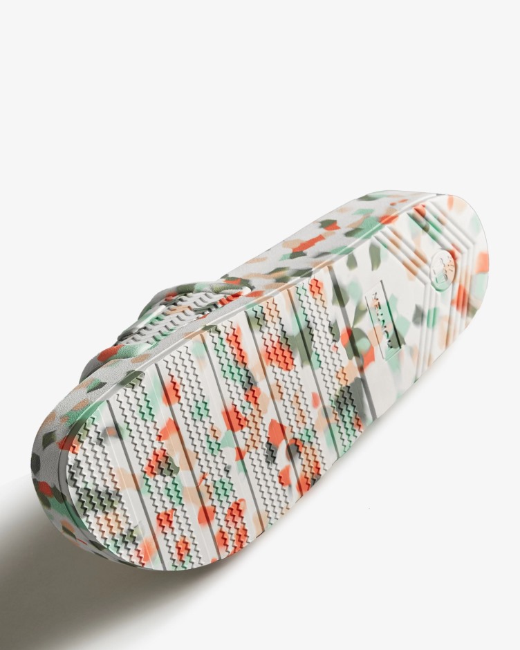 Corrediças De Mármore De Flor Masculina Hunter Branco