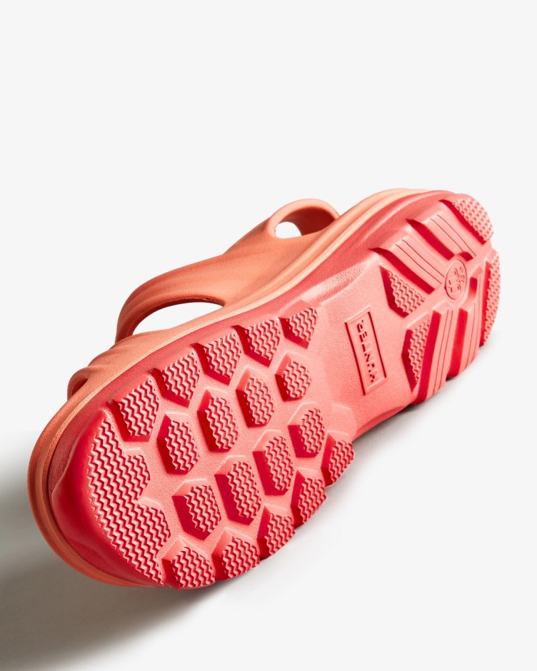 Hunter Sandália Feminina Flor Copo De Sol Laranja-rowan Rosa