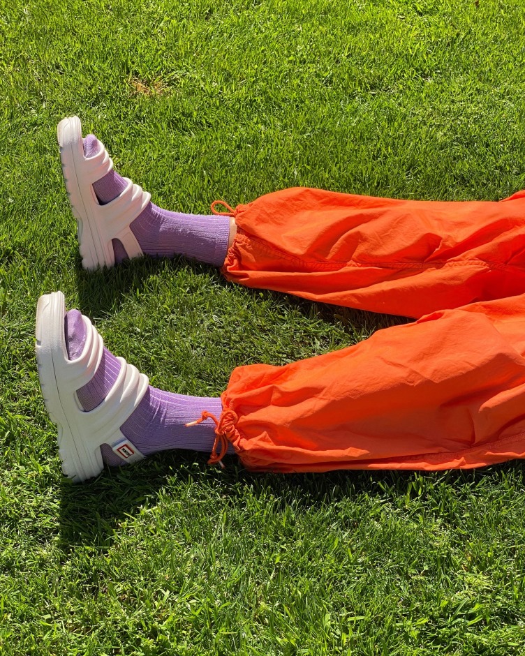 Sandália Feminina Hunter Flor Branca