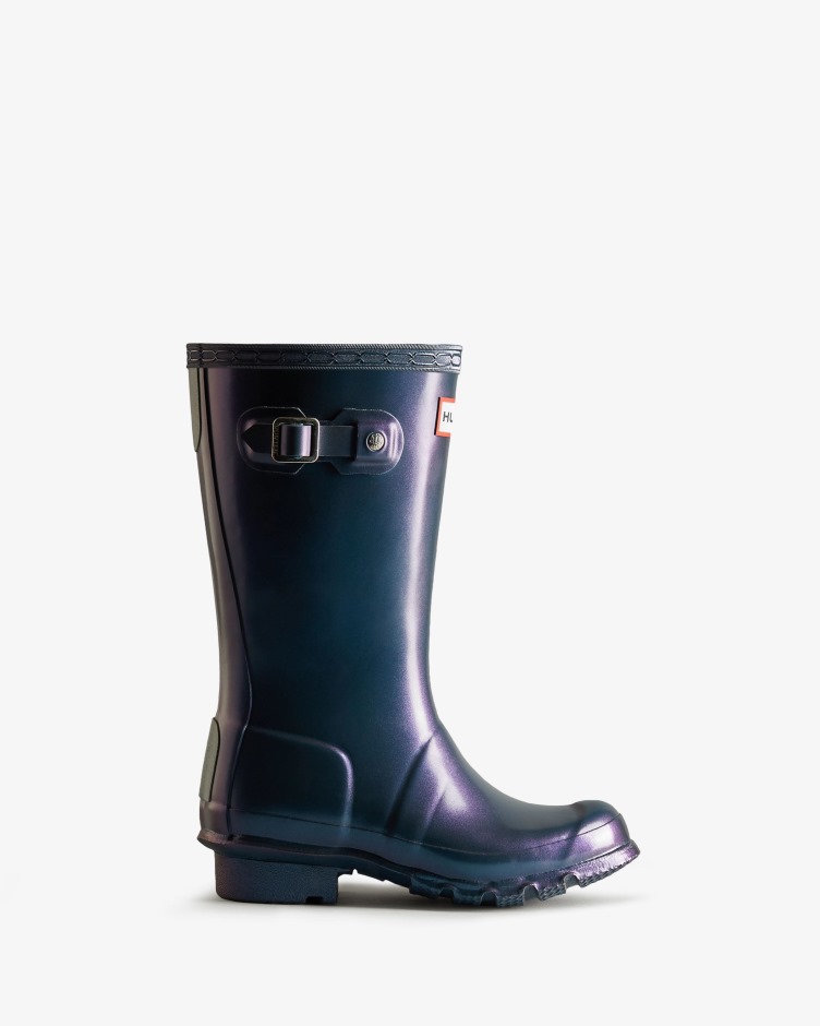Caçador Crianças Grandes (5-11 Anos) Nebulosa Botas De Chuva Stornoway Azul