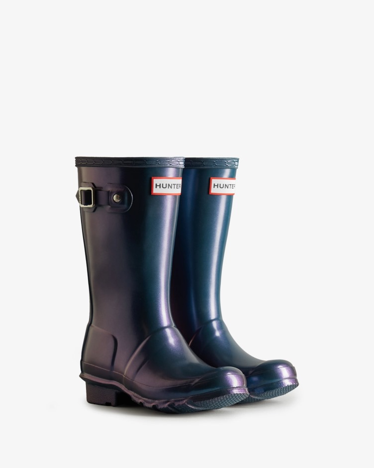 Caçador Crianças Grandes (5-11 Anos) Nebulosa Botas De Chuva Stornoway Azul