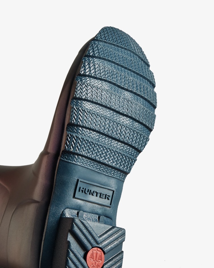 Hunter Nebulosa Feminina Botas De Chuva Altas Stornoway Azul