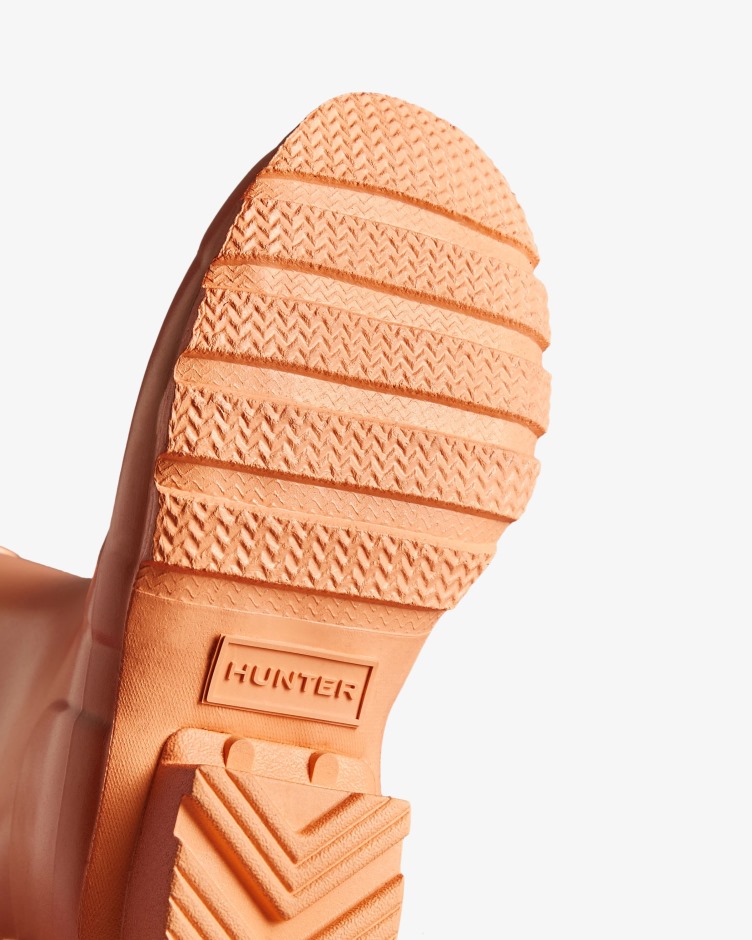 Caçador Crianças Grandes (5-11 Anos) Nebulosa Botas De Chuva Cume Subida Pêssego