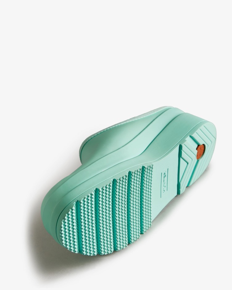 Caçador Jogo Feminino Tamancos Hortelã Selvagem