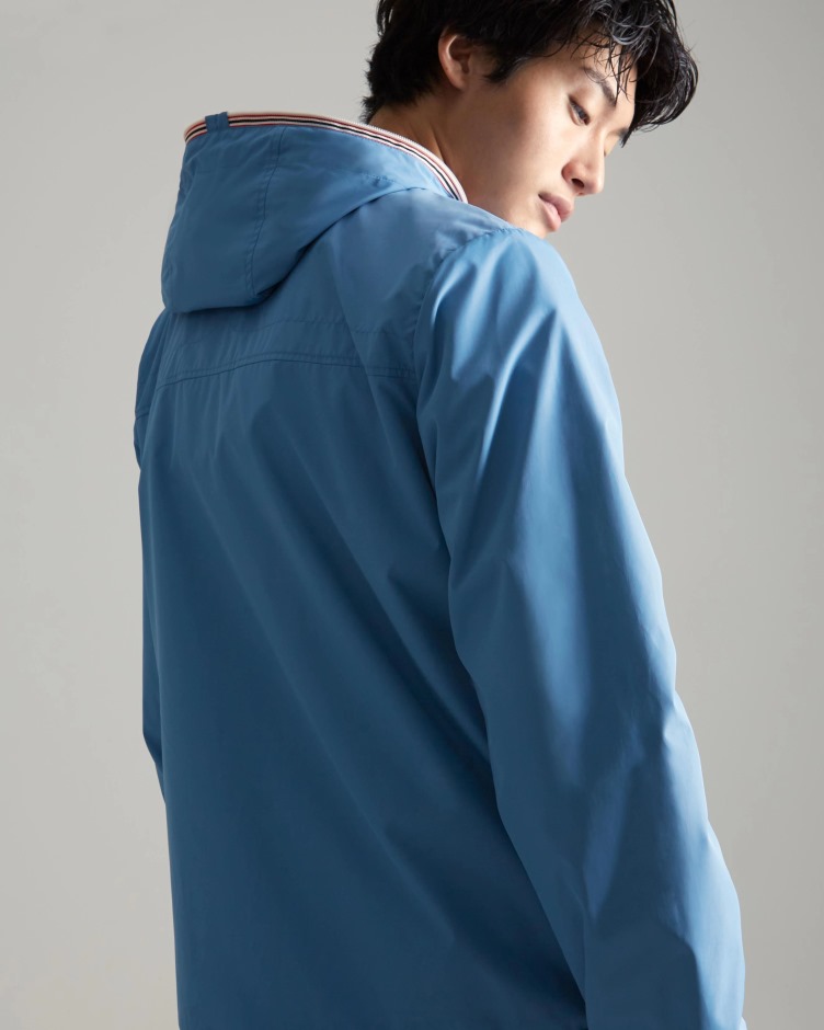 Jaqueta Hunter Masculina Leve Reciclada Embalável Stornoway Azul