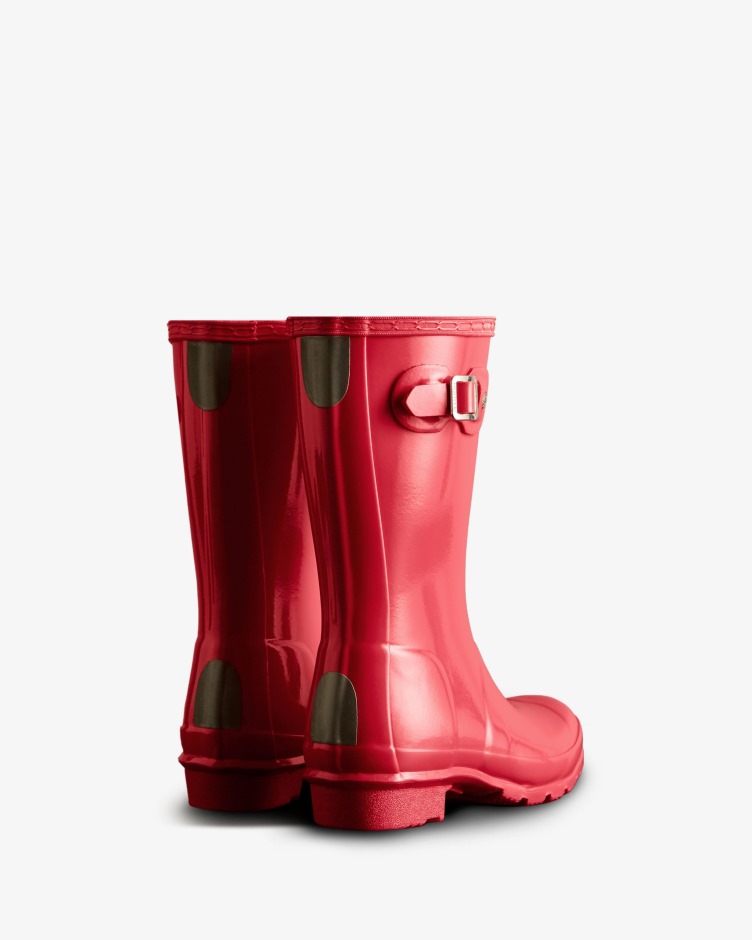 Hunter Original Big Kids (5-11 Anos) Brilhante Botas De Chuva Rowan Rosa