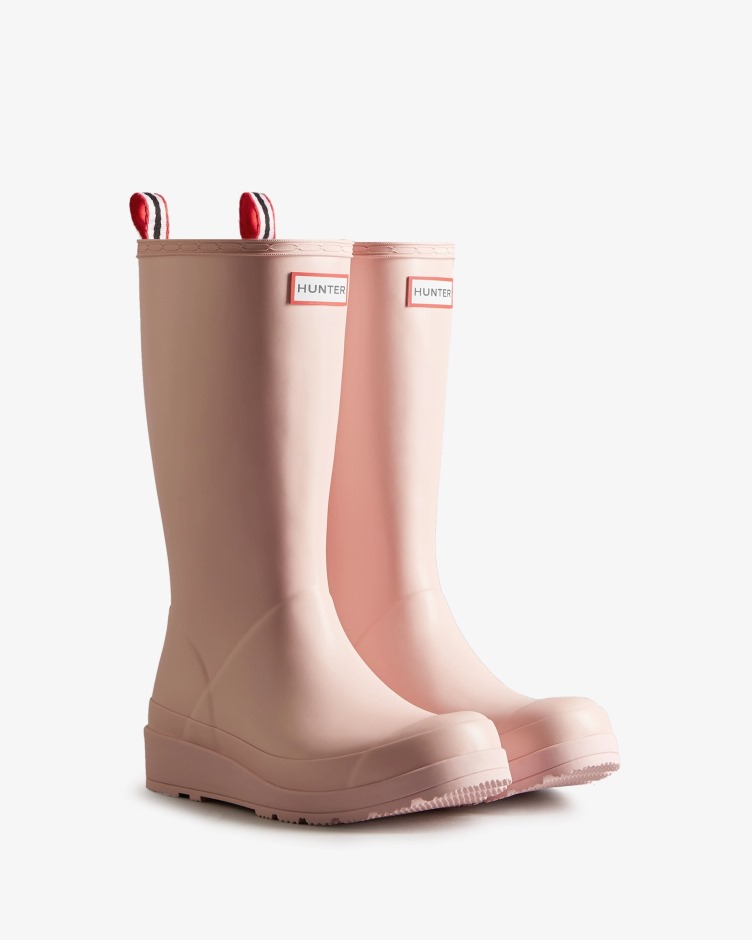 Hunter Botas De Chuva Altas Femininas Play Azalea Rosa