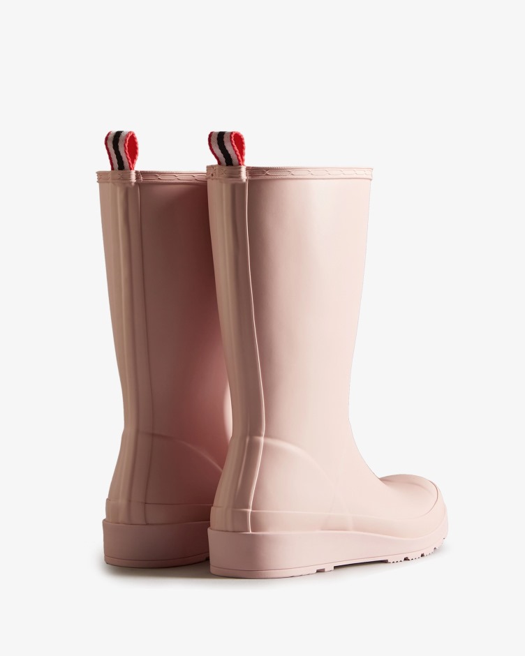 Hunter Botas De Chuva Altas Femininas Play Azalea Rosa