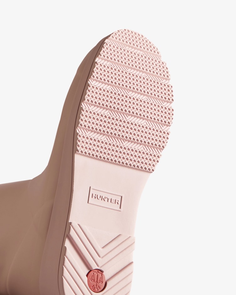 Hunter Botas De Chuva Altas Femininas Play Azalea Rosa