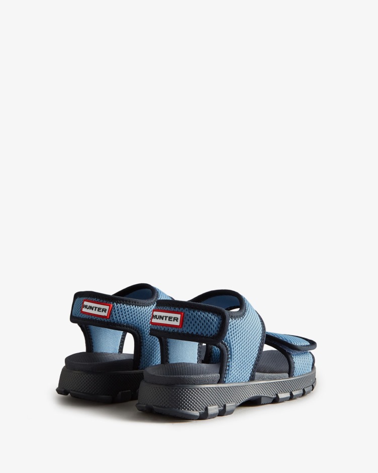 Hunter Big Kids (5-9 Anos) Sandálias De Caminhada Ao Ar Livre De Malha Stornoway Azul-marinho