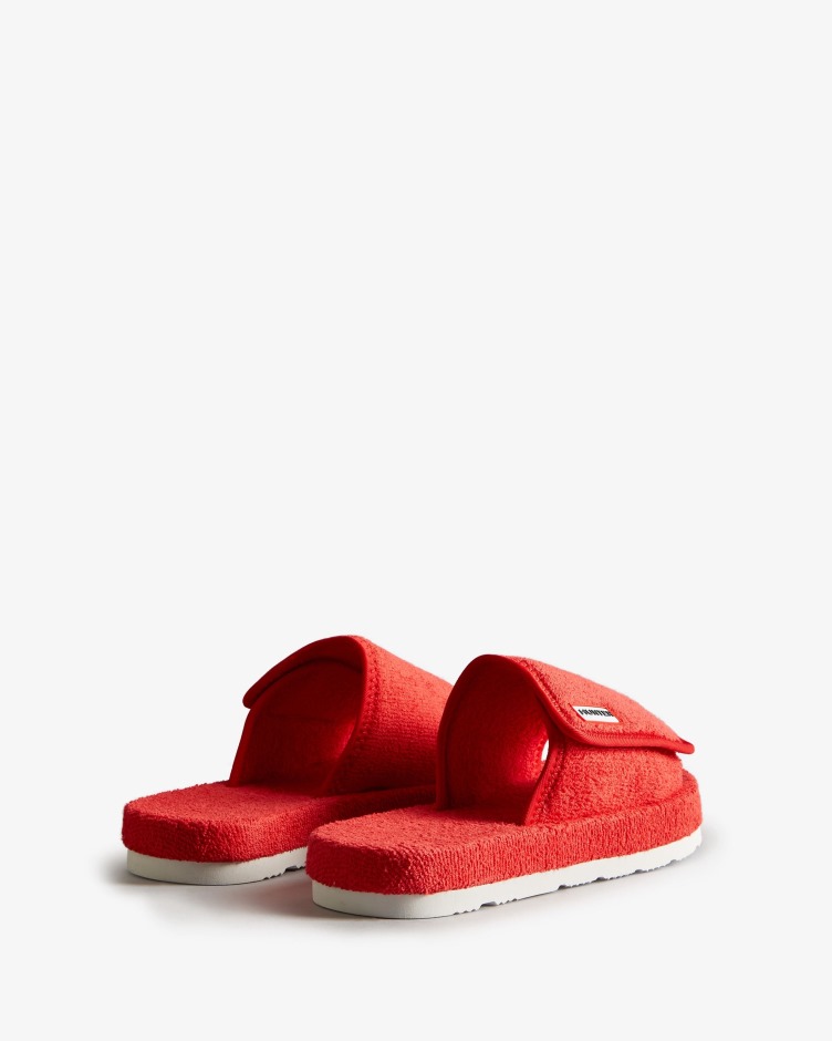 Hunter Toalha Felpuda Feminina Plataforma De Praia Ajustável Slide Hunter Vermelho