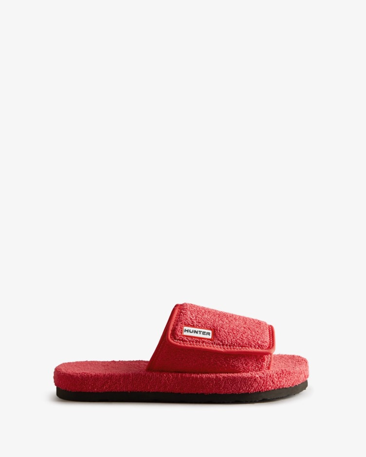 Hunter Toalha Felpuda Feminina Plataforma De Praia Ajustável Slide Rowan Rosa