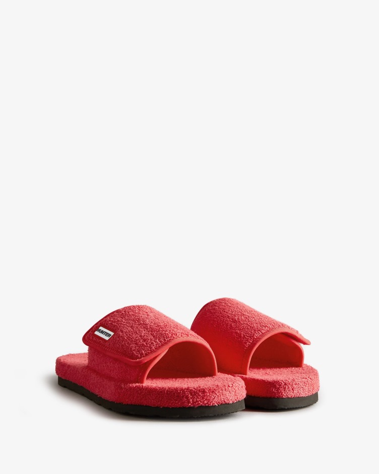 Hunter Toalha Felpuda Feminina Plataforma De Praia Ajustável Slide Rowan Rosa