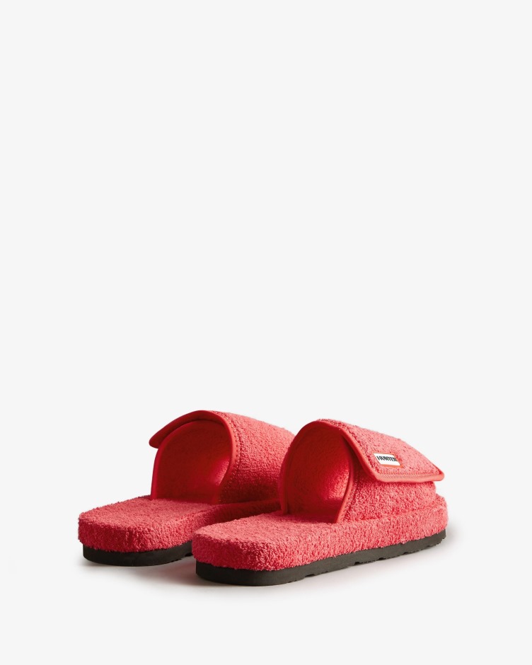 Hunter Toalha Felpuda Feminina Plataforma De Praia Ajustável Slide Rowan Rosa