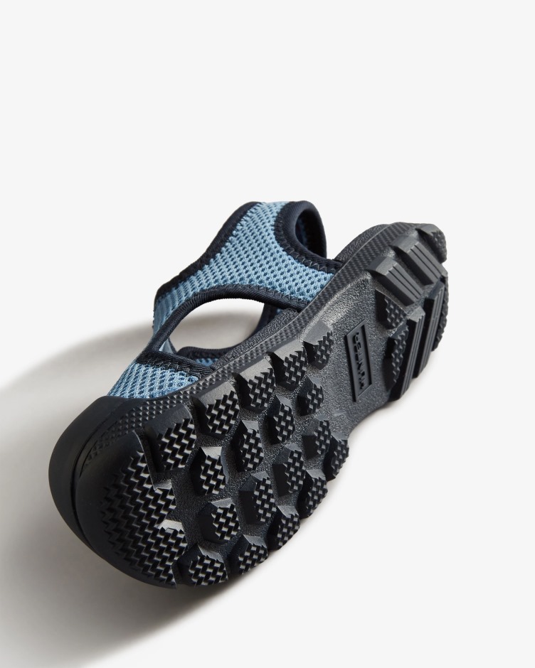 Hunter Crianças Pequenas (18 Meses-6 Anos) Sandálias De Caminhada Ao Ar Livre De Malha Stornoway Azul-marinho