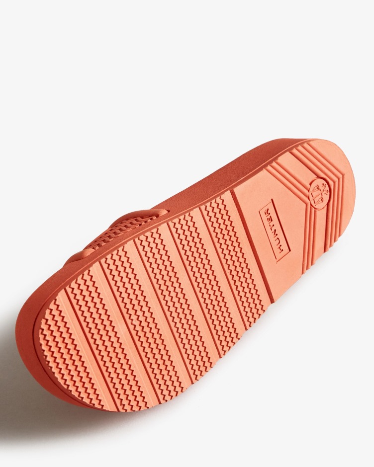 Caçadores De Flores Femininas Slides Sun-cup Laranja