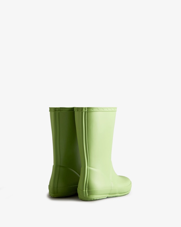 Hunter Original Kids First (18 Meses-8 Anos) Botas De Chuva Verde Samambaia