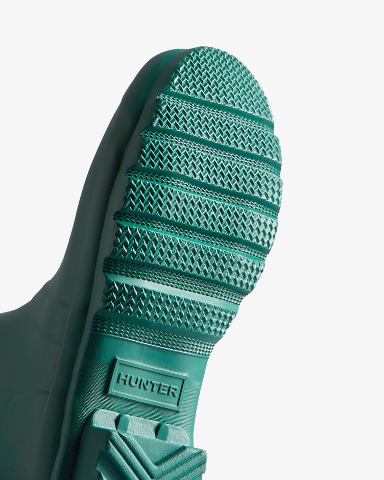 Botas De Chuva Ajustáveis ​​de Costas Curtas Femininas Hunter Loch Awe Blue-glenmore Rose