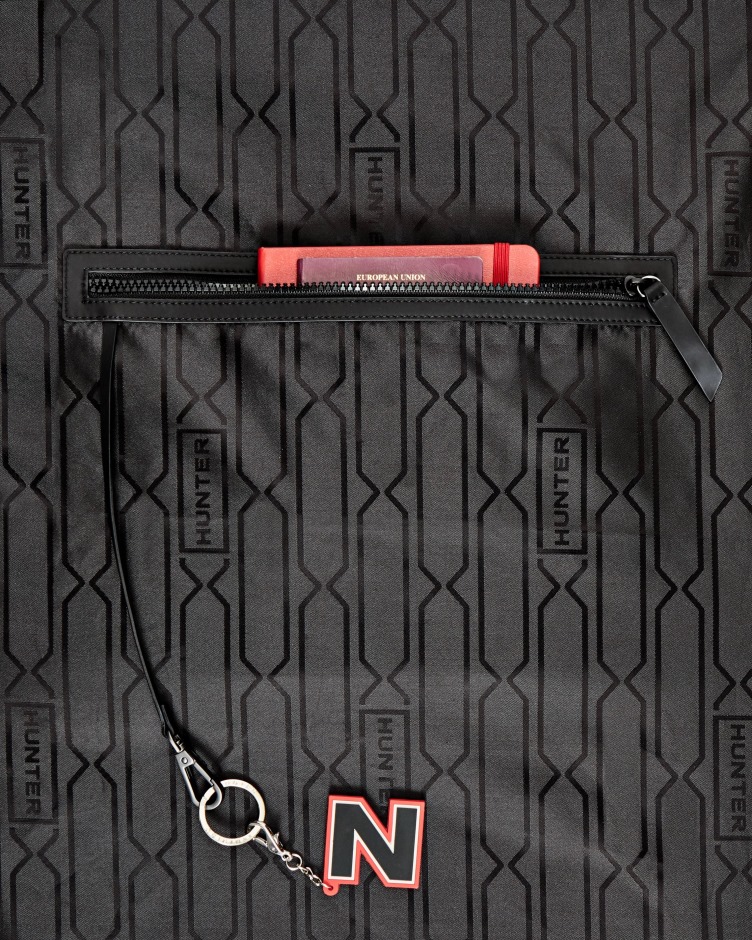 Mochila Hunter Mini Top Clip - Couro Emborrachado Preto