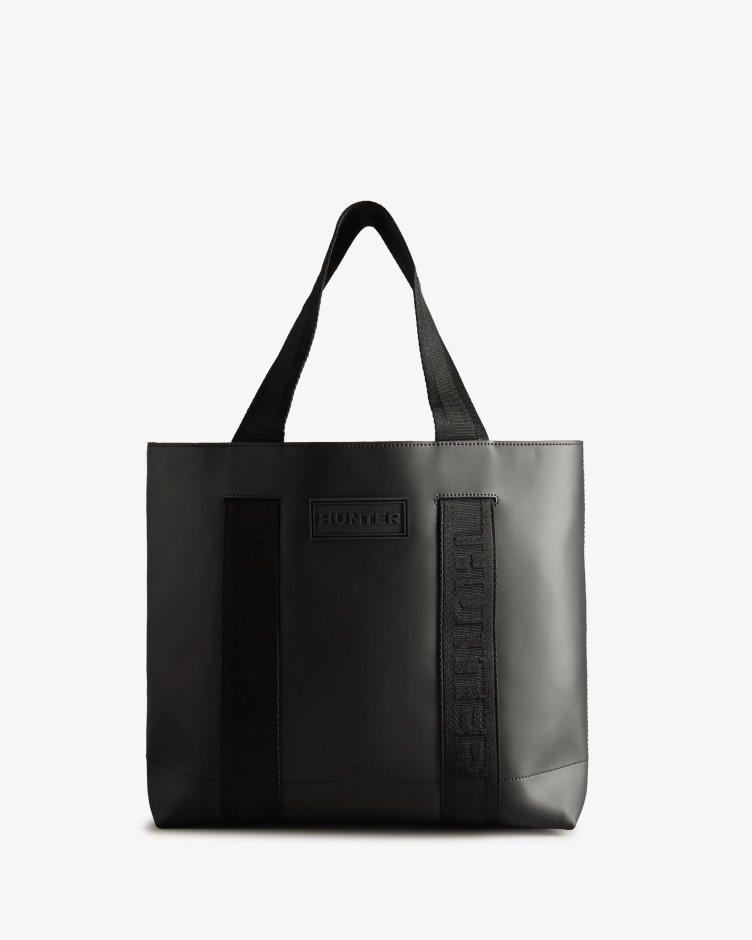 Bolsa Hunter Em Couro Emborrachado Leste-oeste Preto-preto