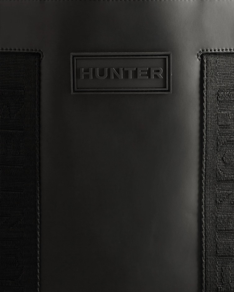 Bolsa Hunter Em Couro Emborrachado Leste-oeste Preto-preto
