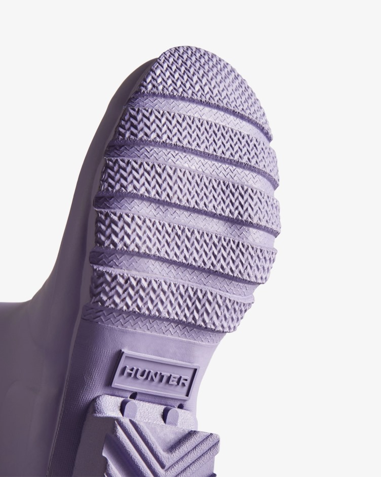 Hunter Original Big Kids (5-11 Anos) Botas De Chuva Roxa Iridescente