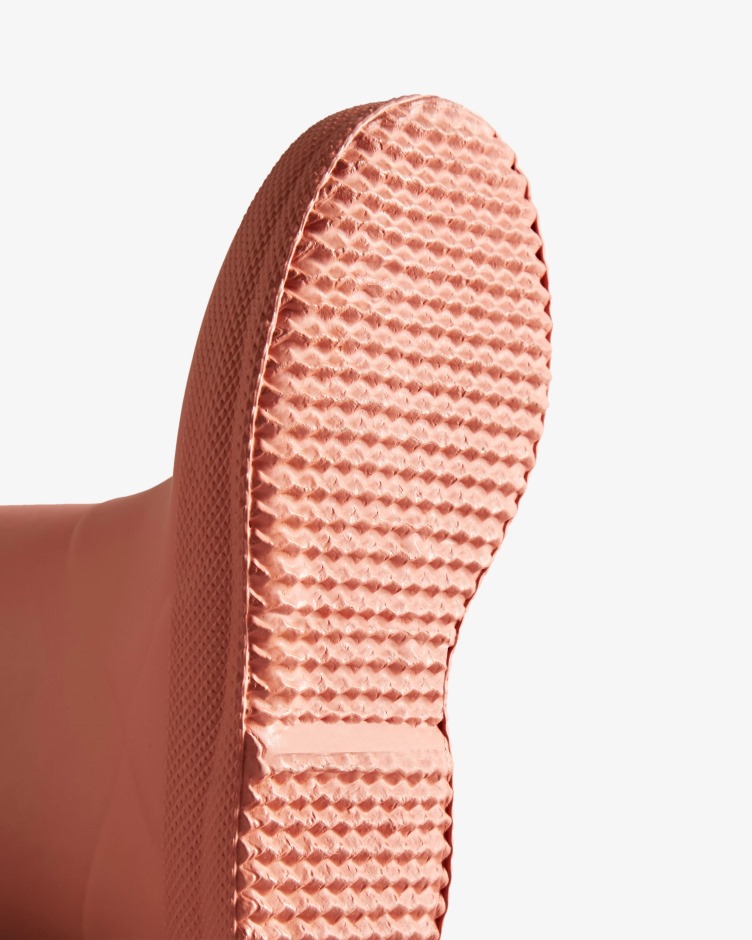 Hunter Original Kids Primeiro (18 Meses-8 Anos) Botas De Chuva Rosa áspero