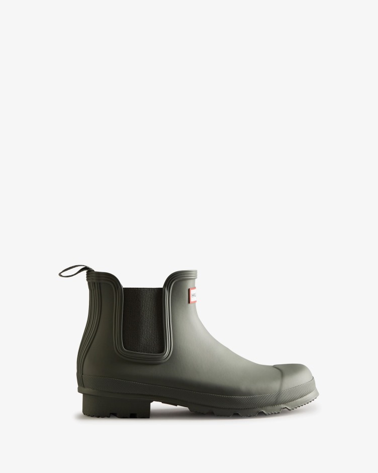 Botas Chelsea Originais Masculinas Hunter Cinza Urbano