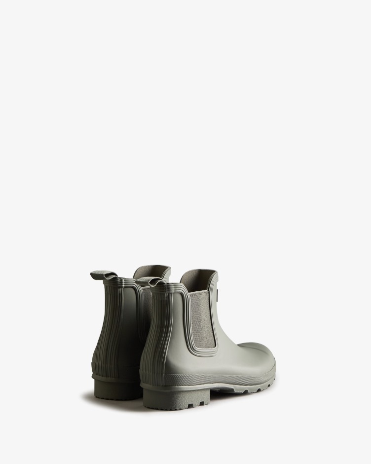 Botas Chelsea Originais Masculinas Hunter Cinza Urbano