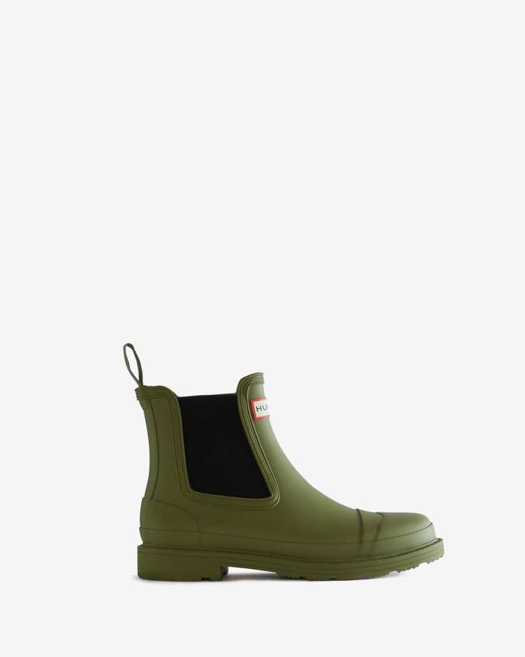 Botas Femininas Hunter Chelsea Utilitário Verde