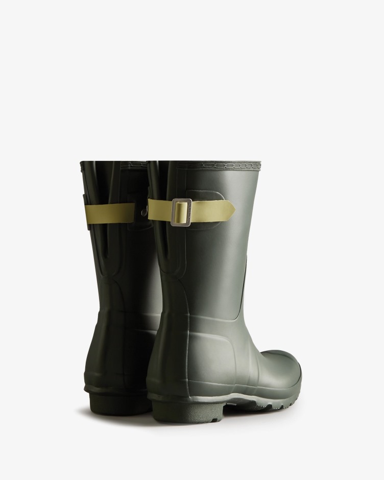 Botas De Chuva Ajustáveis ​​de Costas Curtas Femininas Hunter Maa Green-wild Green