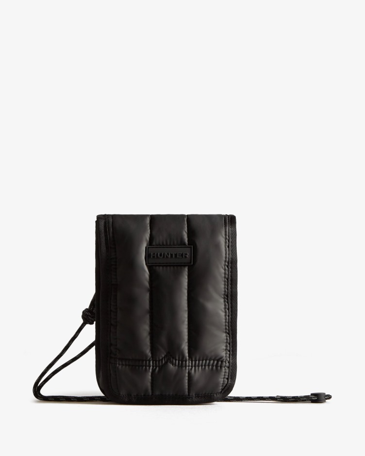 Hunter Intrepid Puffer Bolsa De Telefone Preta