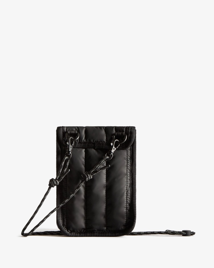 Hunter Intrepid Puffer Bolsa De Telefone Preta