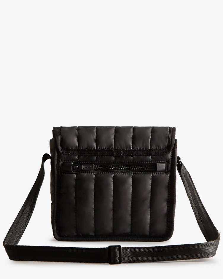 Hunter Intrepid Puffer Mini Bolsa Mensageiro Preta