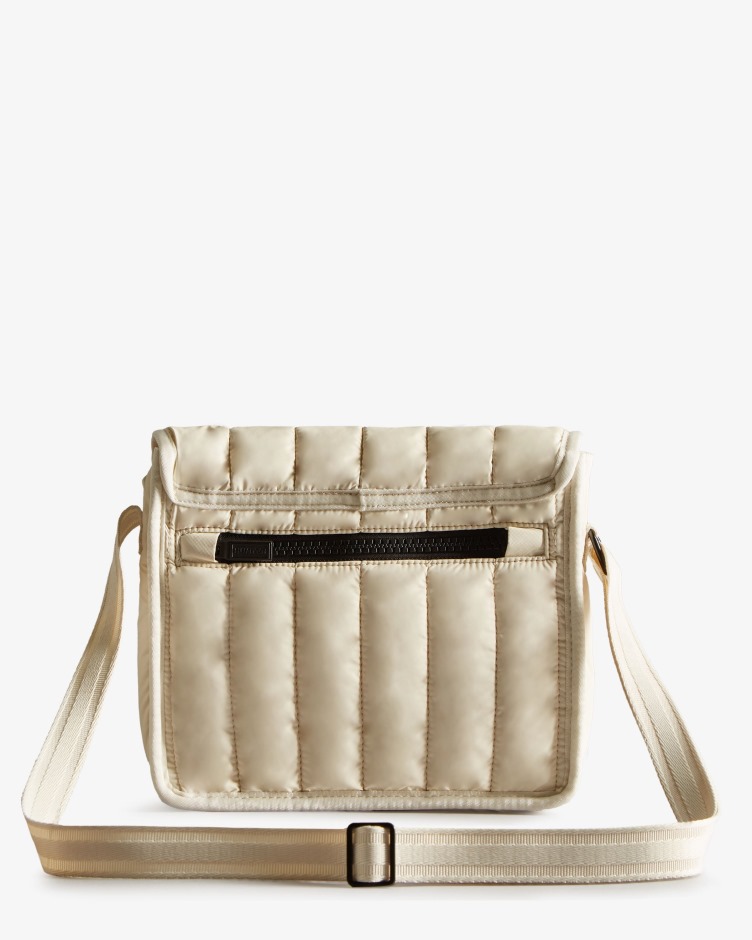 Hunter Intrepid Puffer Mini Bolsa Mensageiro Salgueiro Branco