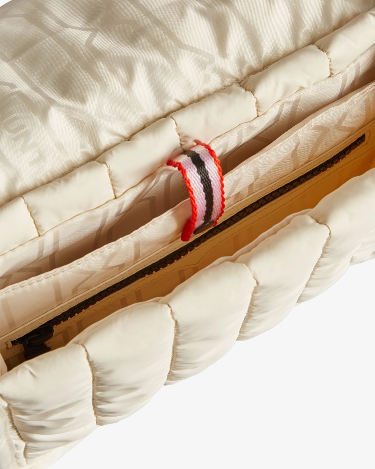 Hunter Intrepid Puffer Mini Bolsa Mensageiro Salgueiro Branco