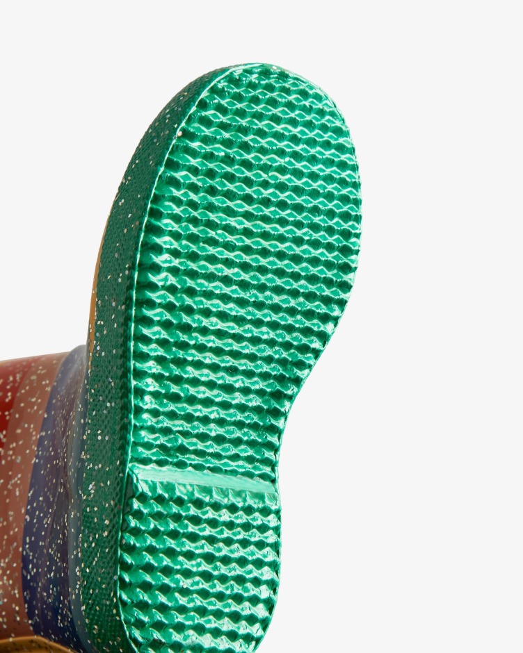 Hunter Kids First (18 Meses-8 Anos) Botas De Chuva De Arco-íris Glitter Multicoloridas Brilhantes