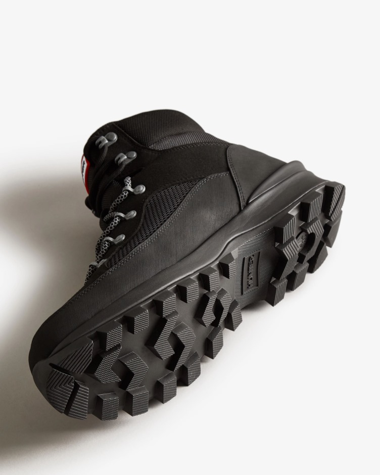 Botas De Comando Com Cordões Isoladas Explorador Para Caçadores Masculinas Pretas