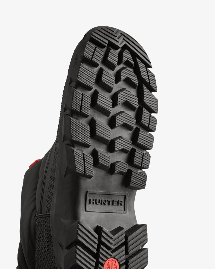 Botas De Neve De Tornozelo Intrépidas Para Homem Caçadores Pretas