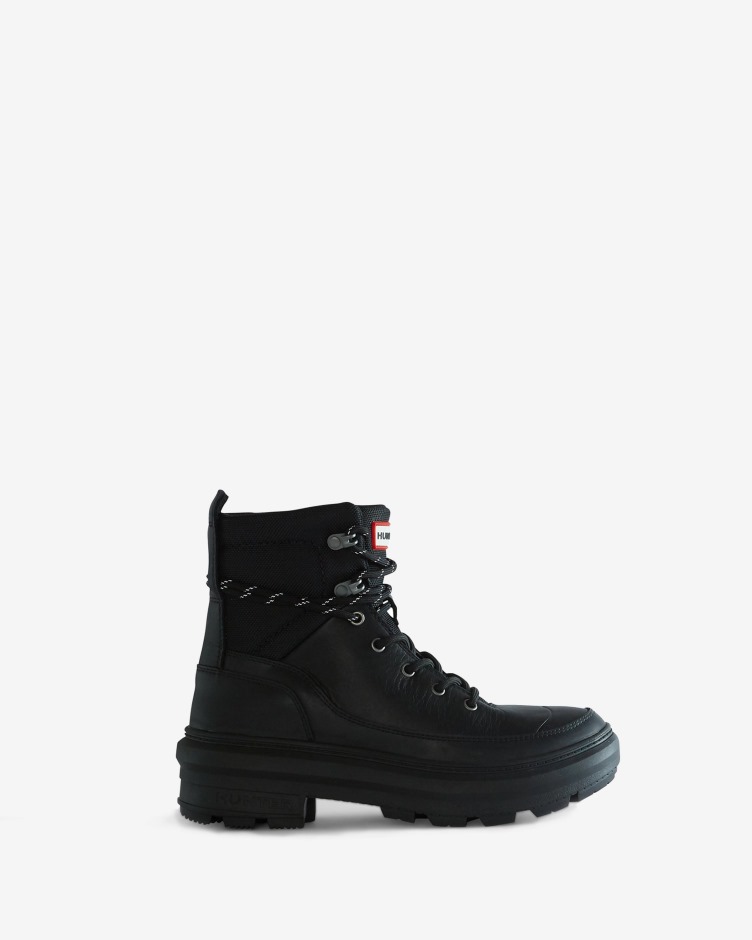 Botas Femininas Hunter Rebelde Explorer Couro Commando Pretas