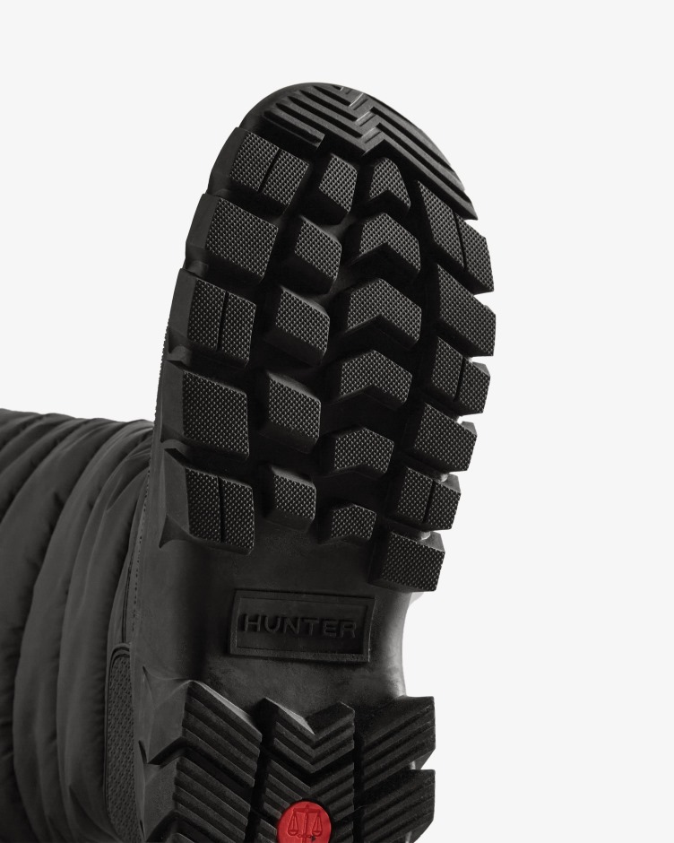 Botas De Neve Altas Com Isolamento Intrépido Para Mulheres Caçadoras Pretas