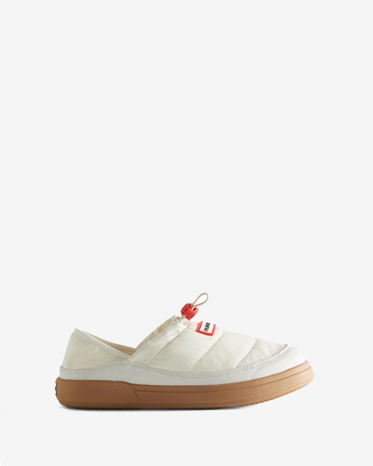 Chinelo Com Isolamento De Entrada/saída Para Mulher Caçadora De Goma De Salgueiro Branco